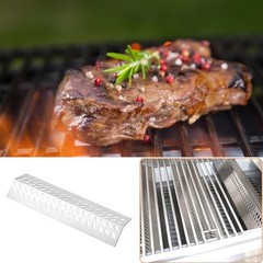 Stainless Steel Flame Tamers, 4 PC Grill Heat Heat plate 17 10/16 x 5 8/16″
