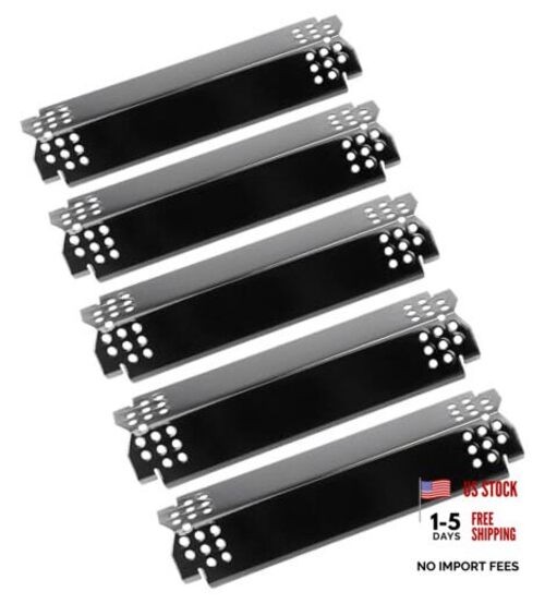 Grill Heat Plates Replacement Parts for 5 Pack Porcelain Steel Heat Plates