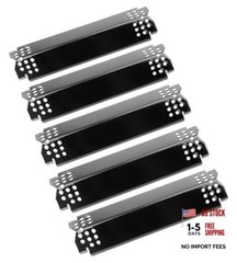 Grill Heat Plates Replacement Parts for 5 Pack Porcelain Steel Heat Plates