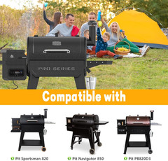 Flame Broiler Kit for Pit Boss 820 Series Smoker Grill,Replacement Parts for Pit