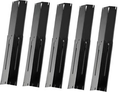 Universal Adjustable Grill Heat Plates/Heat Tents/Heat Deflectors, 5 Pack