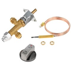 50K BTU 1/2 PSI LPG Propane Grill Gas Control Valve Knob Kit 60cm Thermocouple