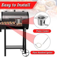 Fire Burn Pot and Hot Rod Ignitor Kit, Heavy Duty Fire Pot and Hot Rod/Grill …