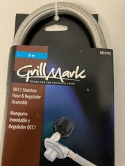 Grill Mark 21” QCC1 Stainless Hose & Regulator Assembly 8533770 NEW