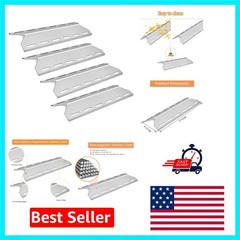 Comprehensive 4-Pack Heat Plates for Gas Grills – Built to Last and Protect