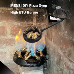𝑴𝑬𝑵𝑺𝑰 10 Jets Homemade Cast Iron Burner Assembly Flame Control System 41…