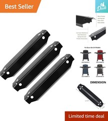 Durable Porcelain Steel Grill Heat Shields for Dyna-Glo – 3 Pack Replacement