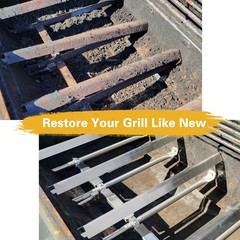 Grill Replacement Parts for 5 Burner Models – Heat Plates, Burner Igniters & Cro