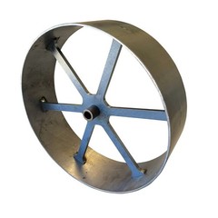 10″ Smoker Wheel 10″ Diameter 3″ Wide for Custom BBQ Pits – Fits 1/2″ Rod