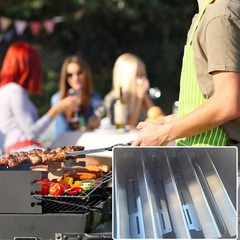 Stainless Steel Flavorizer Bars & Heat Deflector for Weber Genesis 300 Series