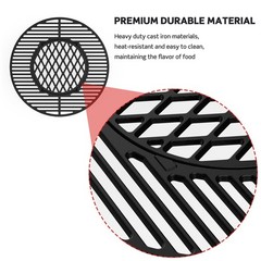 Charkettle Cast Iron Gourmet BBQ System 11.8 Inch Sear Grate Replacement for …