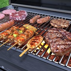 2pcs Stainless Steel Cooking Grates for Weber, 17.5” x 23.8” | Grill