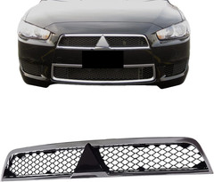 Replacement Parts Front Grille Grill Assembly with Chrome Shell with Black Inser