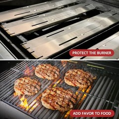 Adjustable Heat Plate Shield, Universal Heat Burner Tents, Heavy Duty 5 Pack