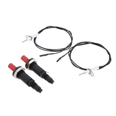 2Pc Gas Fireplace Piezo Spark Ignition with 1m Cable 1 Out 2 Push Button Igniter