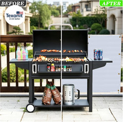Heat Shield behind Grill Fireproof Grill Heat Shield for Stove Oven Deck Fence R