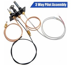 Propane and Natural Gas Pilot Assembly Replaces 10002265 10002264, LP NG 3 Way