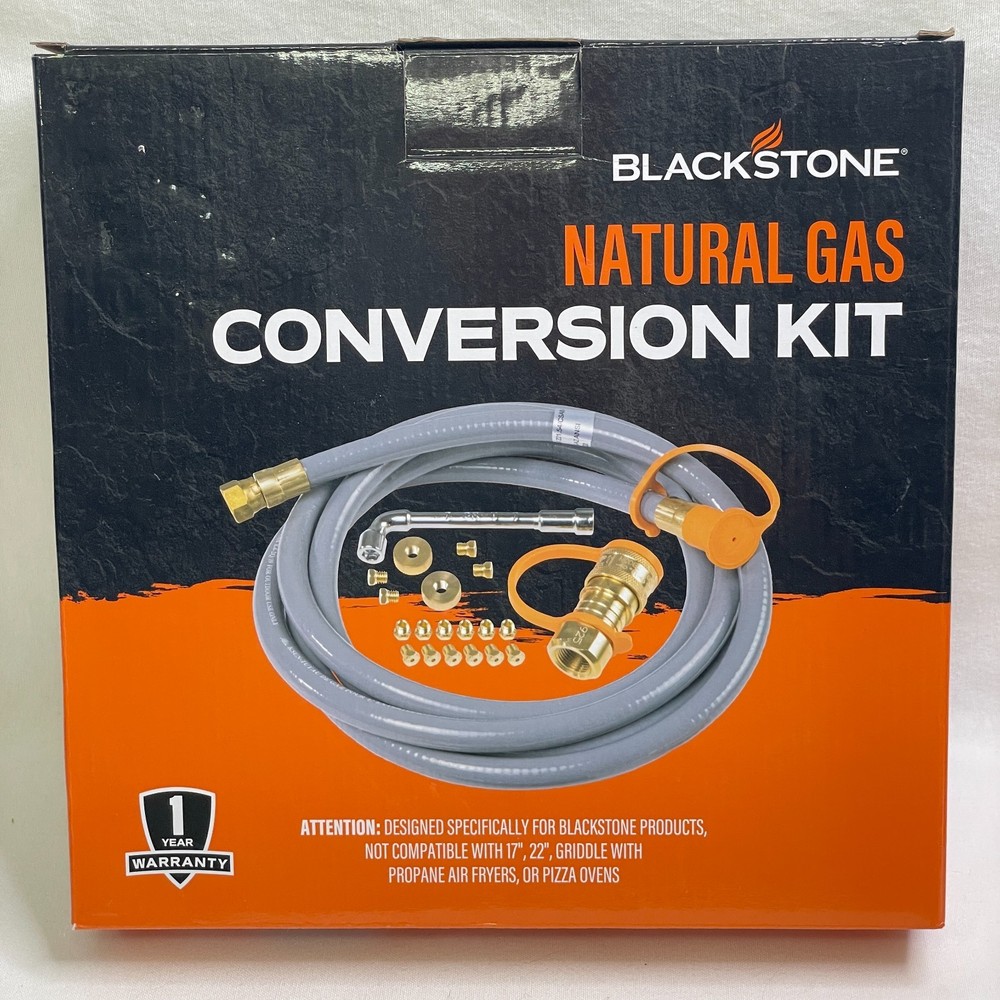 Blackstone Natural Gas Conversion Kit 3/8 Quick Connect 28 36 Griddle Hose 5249