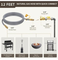 Propane to Natural Gas Conversion Kit for Blackstone 28″-36″ Griddles 5249