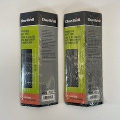 Char-Broil 4586 Porcelain Heat Tent Lot Of (2) 2-Packs Porcelain Coated Steel