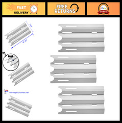 14.5″ Stainless Steel BBQ Grill Burners Replacement Parts for Outdoor Grills