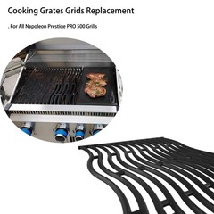 BBQ Future 17.75″ Cooking Grates for All Napoleon Prestige PRO 500 Grills, Cast