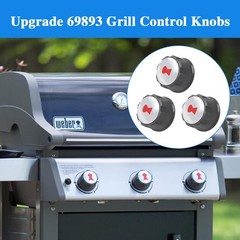 Replacement Grill Control Knobs for Weber E-Spirit 200 Series 3 Pcs
