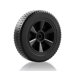 2 PCS Black Plastic Wheels 7005104 Grill Replacement Parts For Dyna Glo DGF