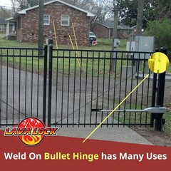 4″ BBQ Smoker Bullet 4 in. Hinge 4 inch Hinges Stove Weld-On Pit , Tailgate, Hea