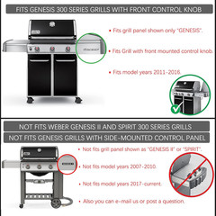 Genesis E-330 Grill Flavorizer Bars Heat Deflectors for Weber E-310 E-320 S-330
