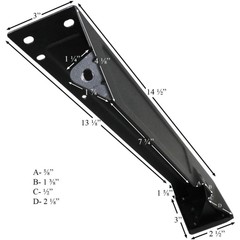 Pit Boss Series 5 and 7 Vertical Smoker Rear Right Leg, PBV57P1-15.4