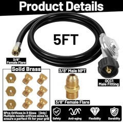 Natural Gas to Propane Conversion Kit for Weber Genesis or Genesis II Grill, Web