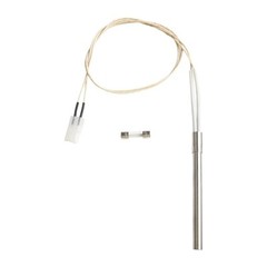 Ignition Rod BBQ Grill Parts Silicone White Sleeve TR 9.5*110 120v 200w L 1 Pcs