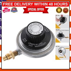 Versatile Low-Pressure Propane Regulator for Camping Grills – 2-Port Design