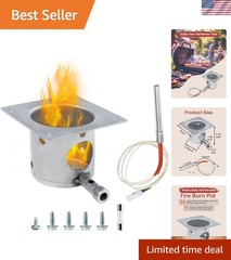 Fire Burn Pot and Igniter Kit for Traeger/Pit Boss Grills, Easy Install