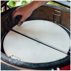 Indirect Cooking Heat Deflector Plates for Big Joe