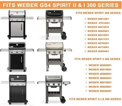 7636 Flavorizer Bars for Weber GS4 Spirit II & I E310, E320, S320, S320,….