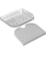 Weber Lumin Grill Pan & Smoker Reservoir Steam 2 pieces Replacement Parts 6613