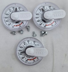 (3) New Drop In Propane Dial Gauge For Home Horizontal Propane Tank W Screws