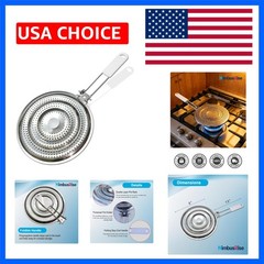 8″ Heat Diffuser Plate for Gas Stove, Simmer Ring with Foldable Handle | 8-in…