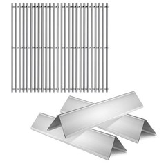 7637 Grill Grates 7635 Stainless Steel Flavorizer Bar for Weber Replacement f…