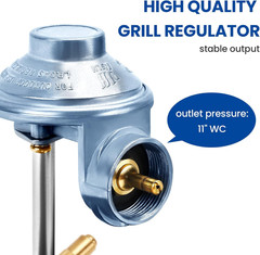 Propane Adapter Hose and Gas Grill Regulator 3 FT Fit for Blackstone 17”, 22” Ta
