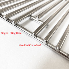Grill Cooking Grates 2-Pack 16 15/16″ SUS 304 for CharBroil Broil King Thermos