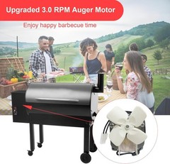 Heavy-Duty 3.0 RPM Auger Motor – Compatible with Camp Chef & Traeger Grills