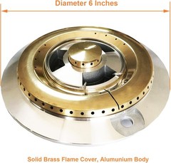 BBQ Grill Side Burner Head Replacement Parts for Single and Double Side Burne…