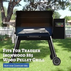 Drip Tray Grease Pan Heat Diffuser Fits Traeger Ironwood 885 KIT0404 BCA1333