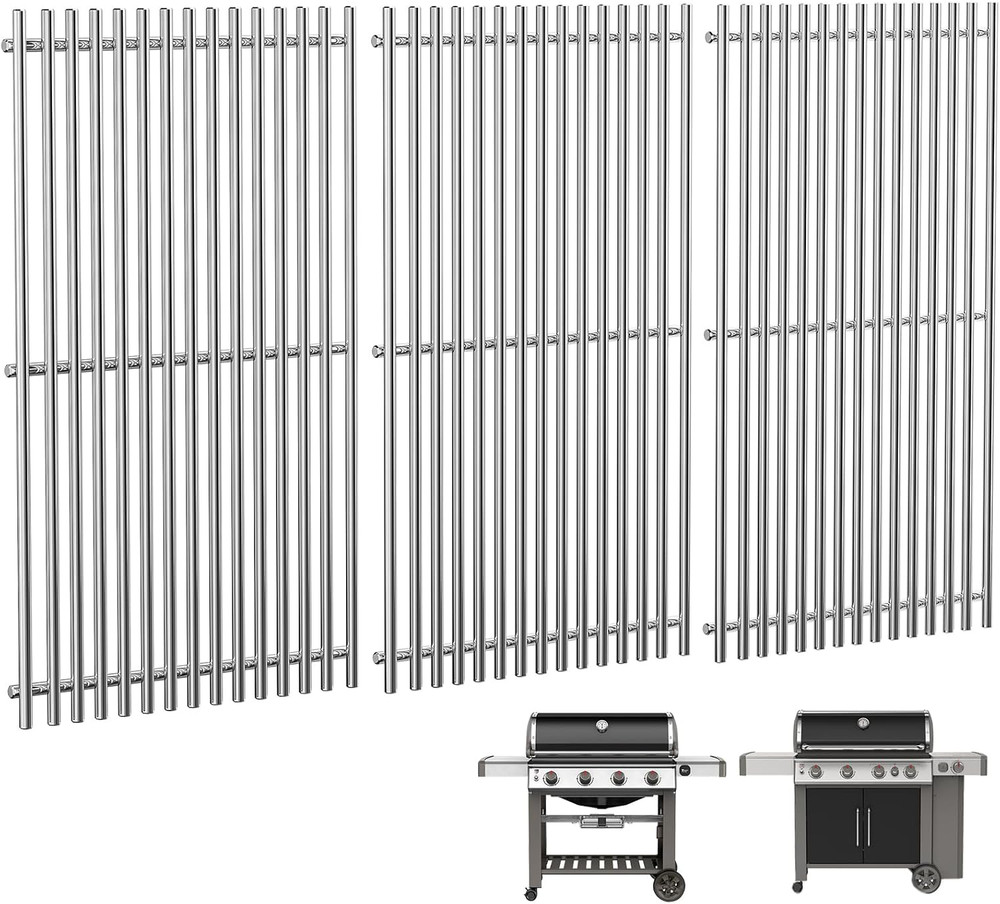 66089 Grill Grates for Weber Genesis 2 E-410/E-415/E-435, Grill Parts for Weber