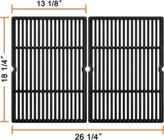 Durable Porcelain Coated Grate for BBQ – 18 1/4 x 13 1/8