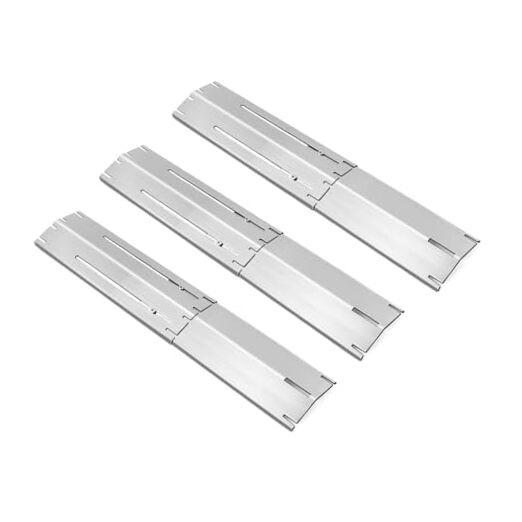 Universal Adjustable Heat Plate, Heat Tents Heat Shields for Gas Grill, 3 Pack