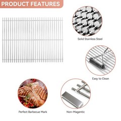 7638 7639 Grill Grates for Weber Spirit I II 300 Series E310 E320 E330 S310 S…